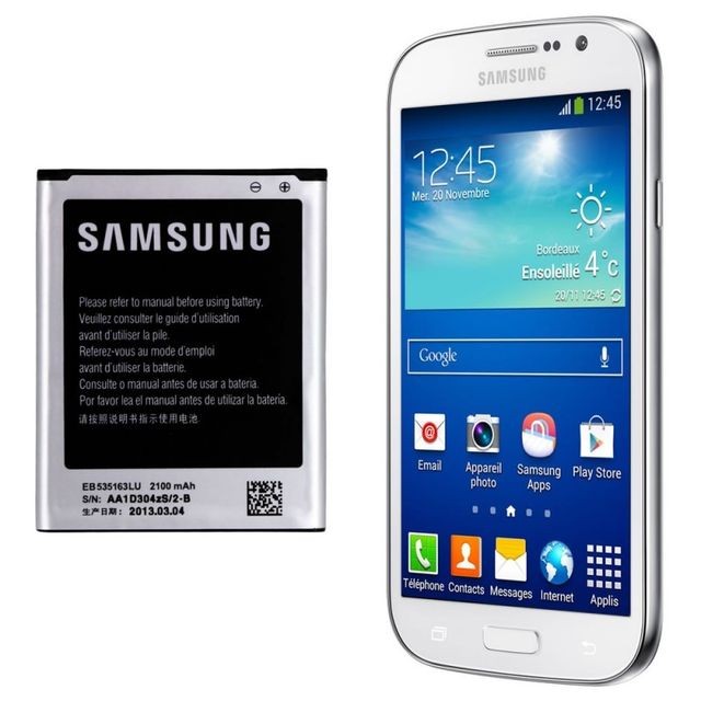 Samsung - Batterie d'origine Samsung EB535163LU Pour Galaxy Grand / Plus / Neo (2100 mAh) - Samsung