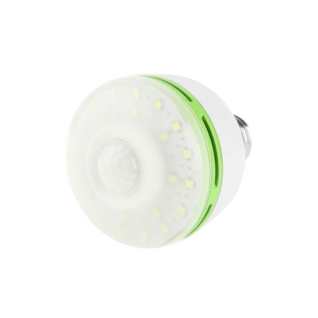 Wewoo - LED détecteur de mouvement Lampe blanche 6W, 48W, Type de culot: E27 - Wewoo