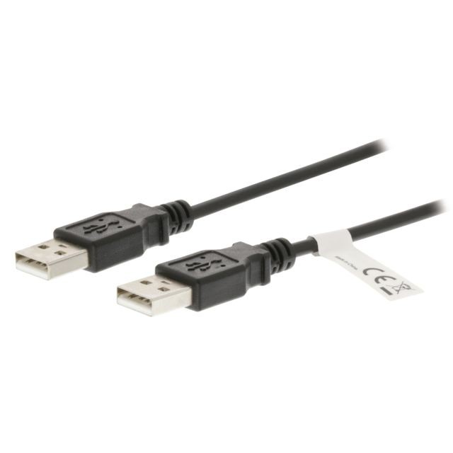 Ansco - Câble USB 2.0 AM - AM A mâle - A mâle 3.00 m Noir - Ansco
