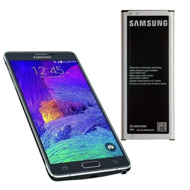 Samsung - Batterie 3220 mAh d'Origine Samsung EB-BN910BBE pour Galaxy Note 4 - Batterie téléphone