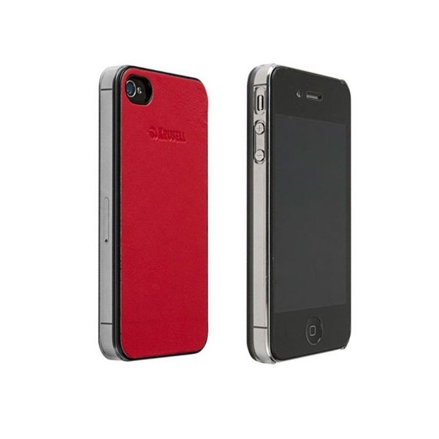 Krussel - Coque arrière Krusell Donso Aspect Cuir rouge iPhone 4S Krussel - Kit de réparation iPhone Accessoires et consommables