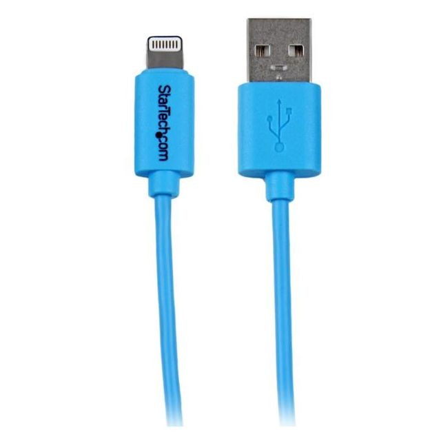 Startech - StarTech.com Câble Apple Lightning vers USB pour iPhone, iPod, iPad 1m - Bleu - Câble Lightning Startech