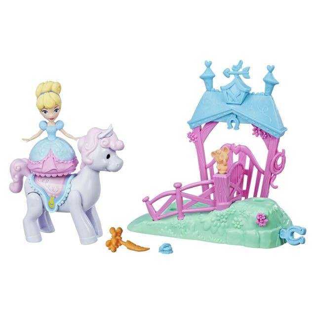 Hasbro - Mini Princesse Disney Little Kingdom : Balade en poney de Cendrillon - Hasbro