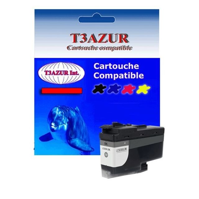 T3Azur - T3AZUR - Cartouche compatible Brother LC3235 (LC-3235Bk)  XL Noire T3Azur  - Cartouche, Toner et Papier