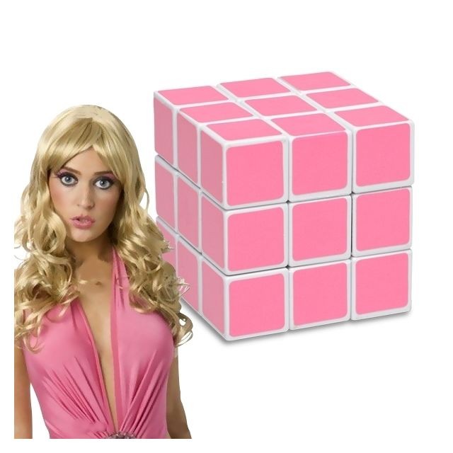 Totalcadeau - Cube magique rose pour blondes magic Casse-tête - Casse-tête