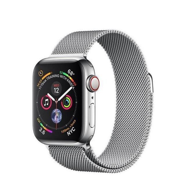 Apple - Aws 4 Cell 40 Steel/milanese - Apple Watch Pack reprise