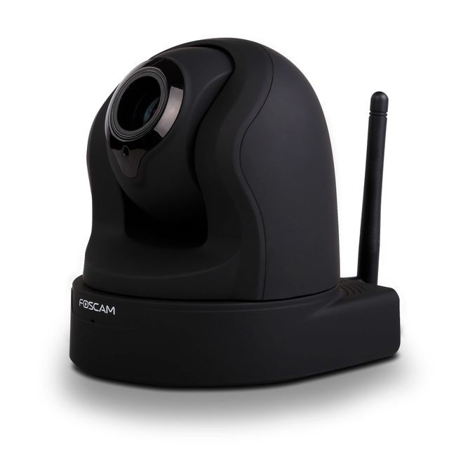 Caméra de surveillance connectée Foscam FI9826P Camera IP Motorise 1,3M WIFI WPS LAN PC et MAC - Zoom 3xOPTICAL - Slot SDRecording - Noire