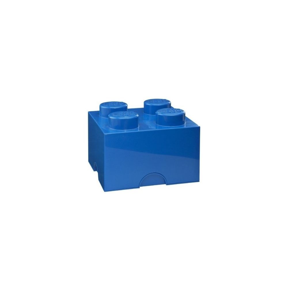 Boîte de rangement Lego Brique de rangement 4 tenons - Bleu