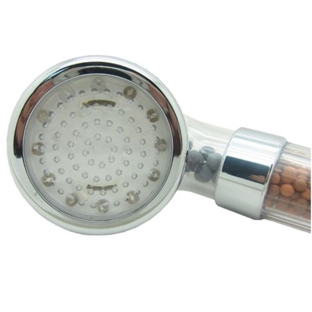 Pommeau de douche Pommeau de douche LED ABS Capteur de Température Ions Négatifs RGB Pomme de Douche, Taille: 23 x 6.5 x 5.8cm, Interface: 20mm