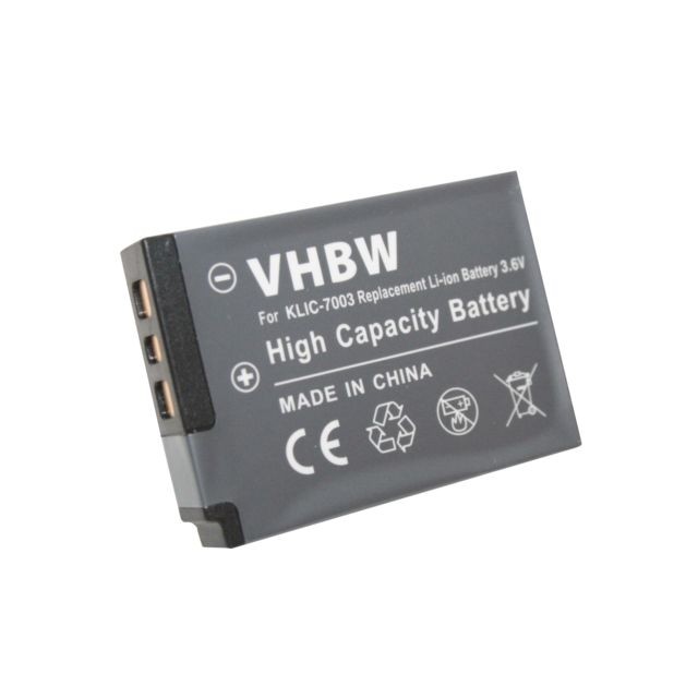 Vhbw - Batterie LI-ION compatible pour KODAK Easyshare remplace Klic-7003 Vhbw  - Accessoire Photo et Vidéo