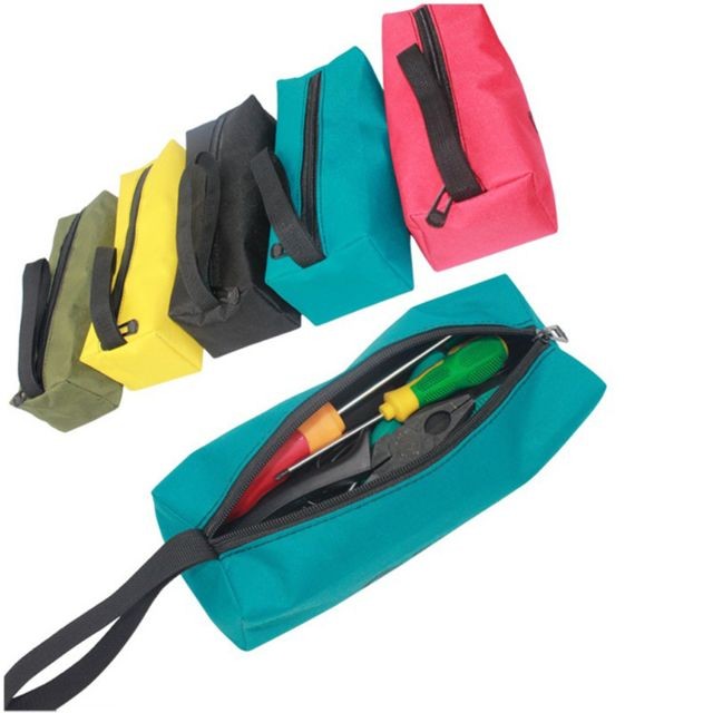 marque generique Sacs de stockage oxford outils de réparation fer à main sac à main zip organisateur noir