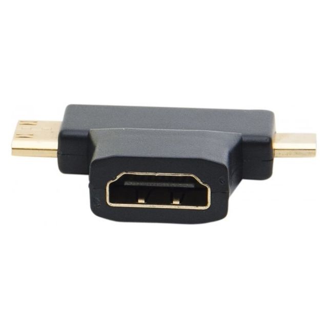 Abi Diffusion - Adaptateur mini et micro hdmi male vers hdmi femelle - Câble HDMI