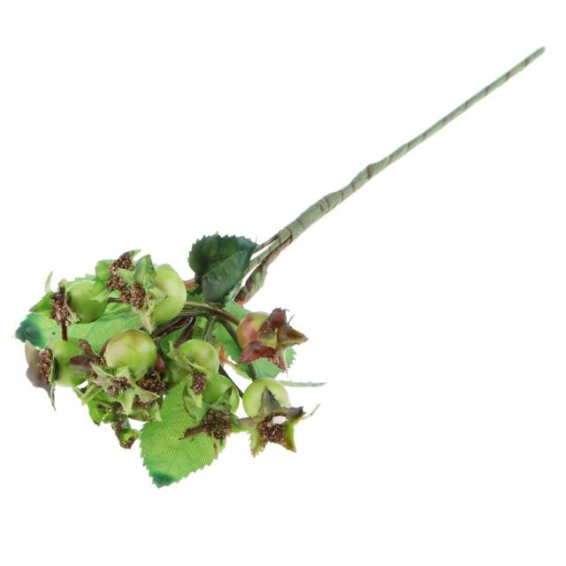 marque generique - plante plastique artificielle fleur fruit baies branche bouquet floral vert marque generique  - Décoration