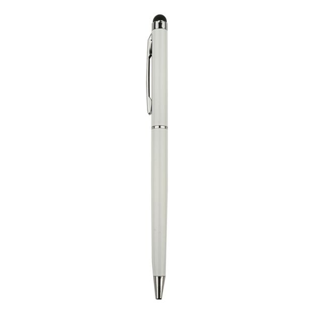 marque generique - stylo capacitif écran tactile stylet pour tablette téléphone portable blanc - Clavier marque generique