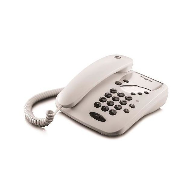 Motorola - Motorola Ct1 Blanco Teléfono Fijo Con Marcación Directa - Bonnes affaires Motorola