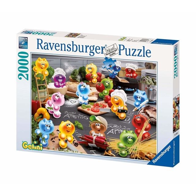 Ravensburger -Ravensburger - Puzzle - 2000 pièces - Gelini : Tous en cuisine Ravensburger  - Ravensburger