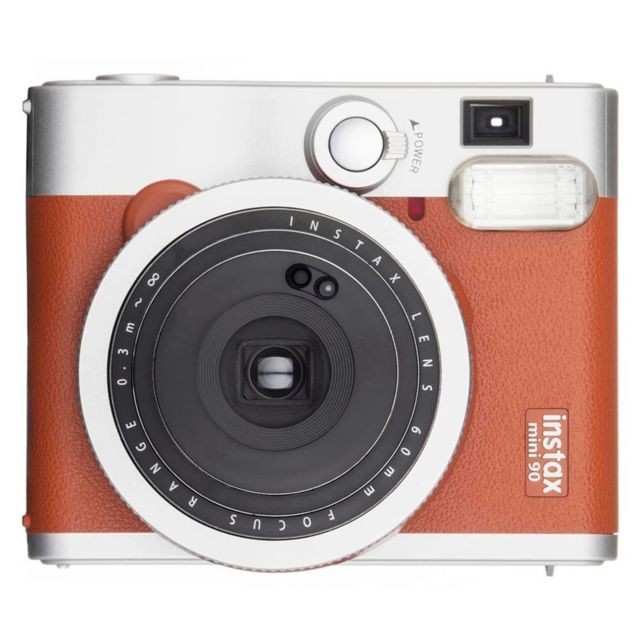 Fujifilm - Instax mini 90 NEO Classic marron - Appareil compact