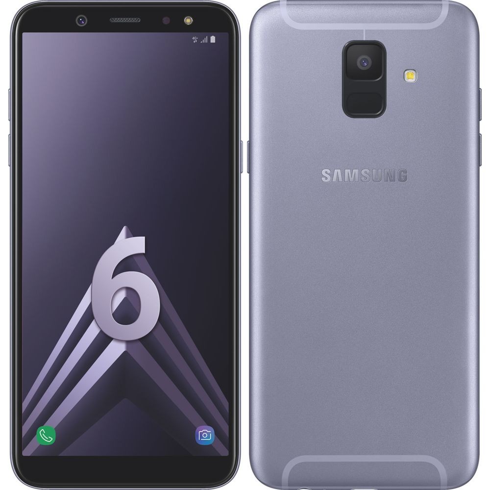 Smartphone Android Samsung Galaxy A6 - 32 Go - Orchidée