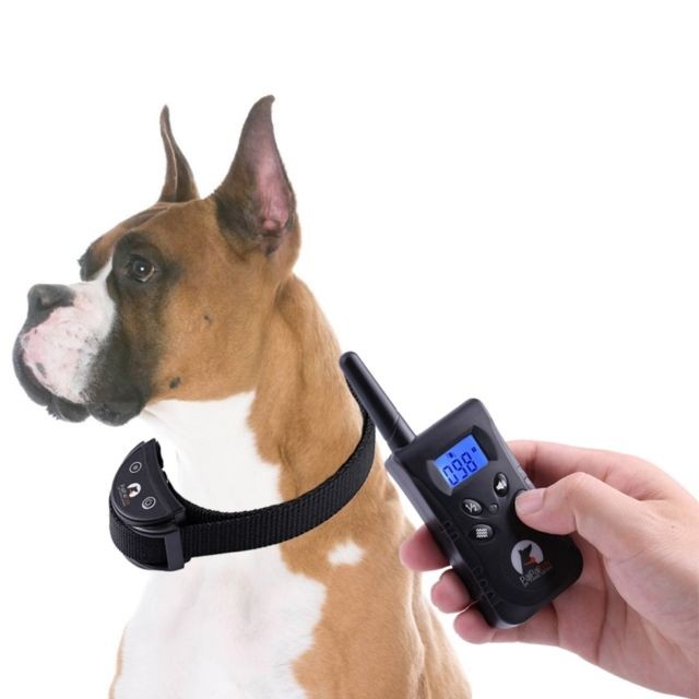 Wewoo - Collier anti aboiement chien noir pour les chiens PD520V Automatique Système anti-aboiement de contrôle de formation des animaux de compagnie Wewoo  - Anti aboiement