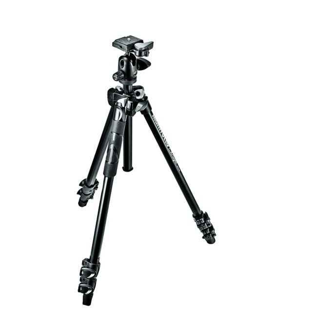 Manfrotto - MANFROTTO MK290LTA3-BH - Trépied Kit 290 light + rotule 494RC2 Manfrotto  - Manfrotto