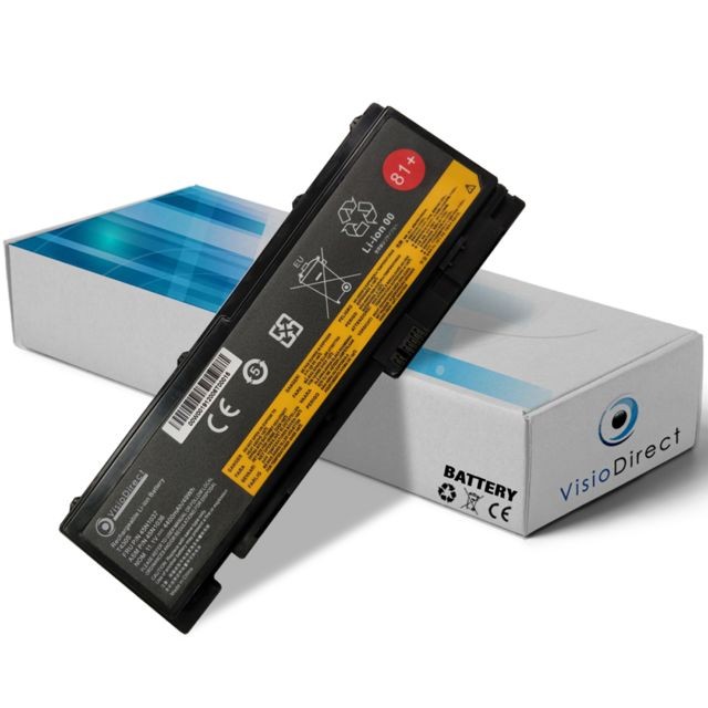 Visiodirect - Batterie compatible LENOVO ThinkPad T430s (2355) 11.1 V 4400 mAh -VISIODIRECT- Visiodirect  - Accessoire Ordinateur portable et Mac