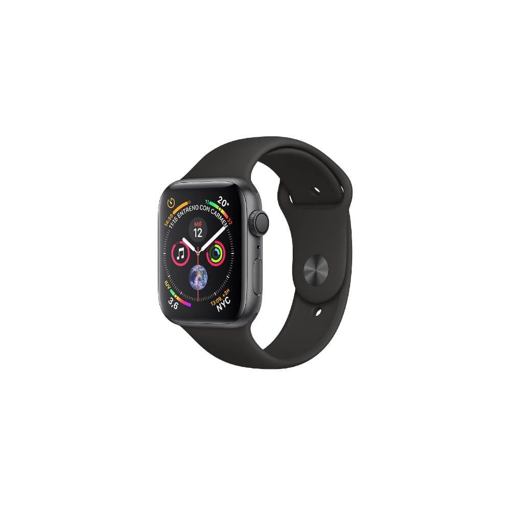 Apple Watch Apple Apple Watch Series 4 GPS 44 mm Gris avec bracelet noir MU6D2TY/A