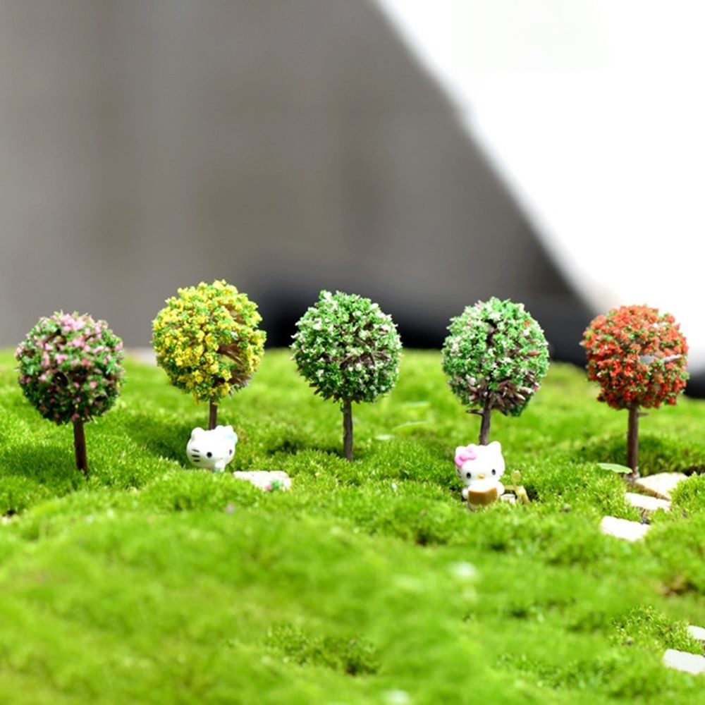 Wewoo - Décoration de maison de jardin miniature d'arbre artificiel de 3  PCSlivraison aléatoire de couleur - Poterie, bac à fleurs - Rue du Commerce