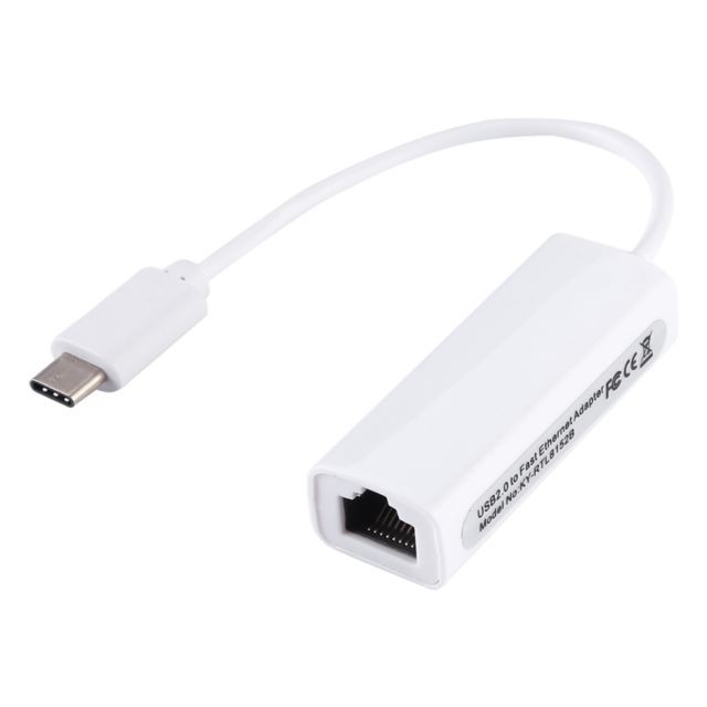 Wewoo - Adaptateur KY-RTL8152B Carte réseau USB Ethernet C / Type C 10/100 Mbps - Clé USB Wifi