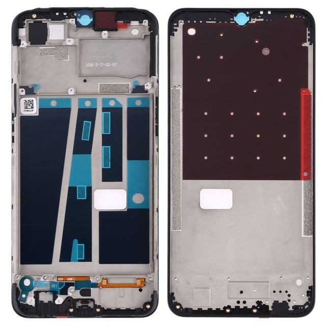 Wewoo - Plaque de cadre central pour OPPO A7 noir Wewoo  - Accessoire Smartphone