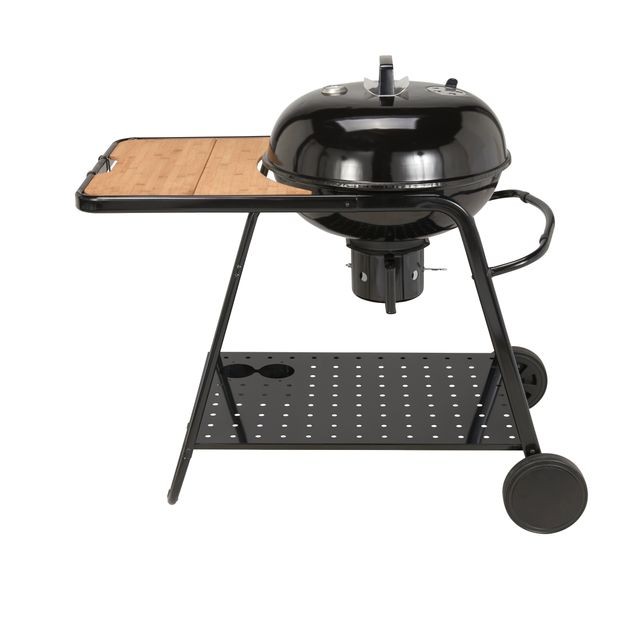 Lebarbecue - Barbecue charbon CR500 - R - boule et desserte - Jardin Nature Jardin