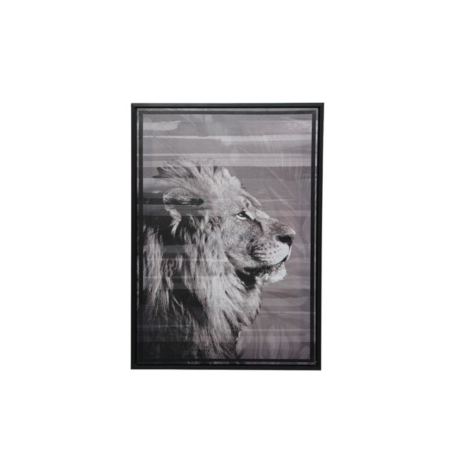 Kaemingk - Tableau Savane Lion - Nos Envies Déco Kaemingk  - Tableau paysage Tableaux, peintures