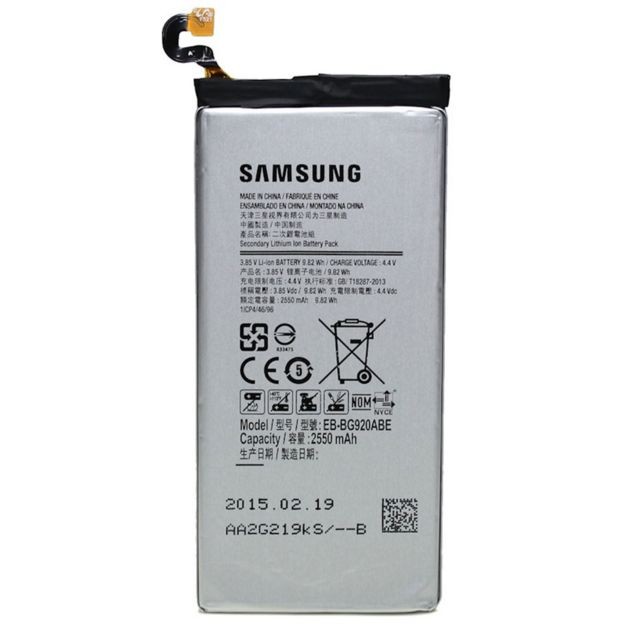 Caseink - Batterie d Origine Samsung EB-BG920ABA Pour Galaxy S6 (2550 mAh) Caseink  - Caseink