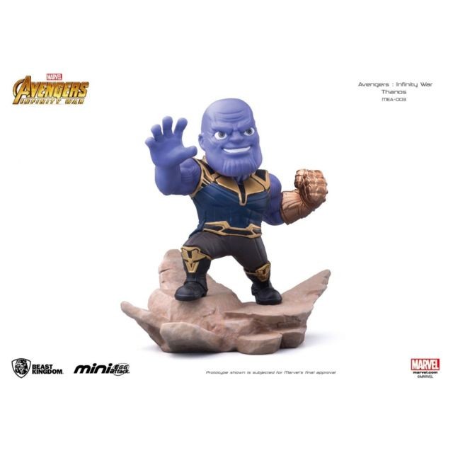 Beast Kingdom Toys - Avengers Infinity War - Figurine Mini Egg Attack Thanos 9 cm Beast Kingdom Toys  - Figurines infinity