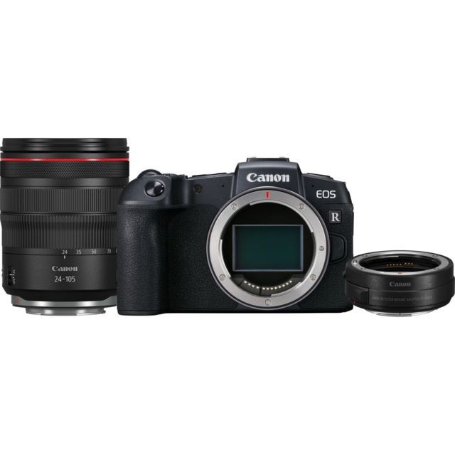 Canon - Appareil Hybride + 24-105mm Noir EOS RP - Appareil Photo Pack reprise