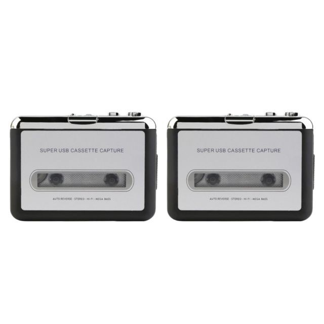 marque generique - 2x USB Cassette Vers MP3 Convertisseur Portable - iPod