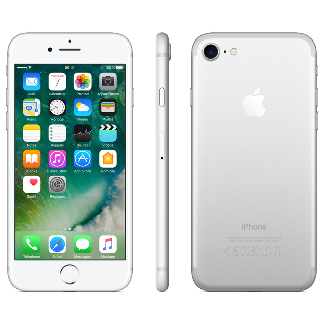 Apple - iPhone 7 - 128 go - Argent - Smartphone reconditionné