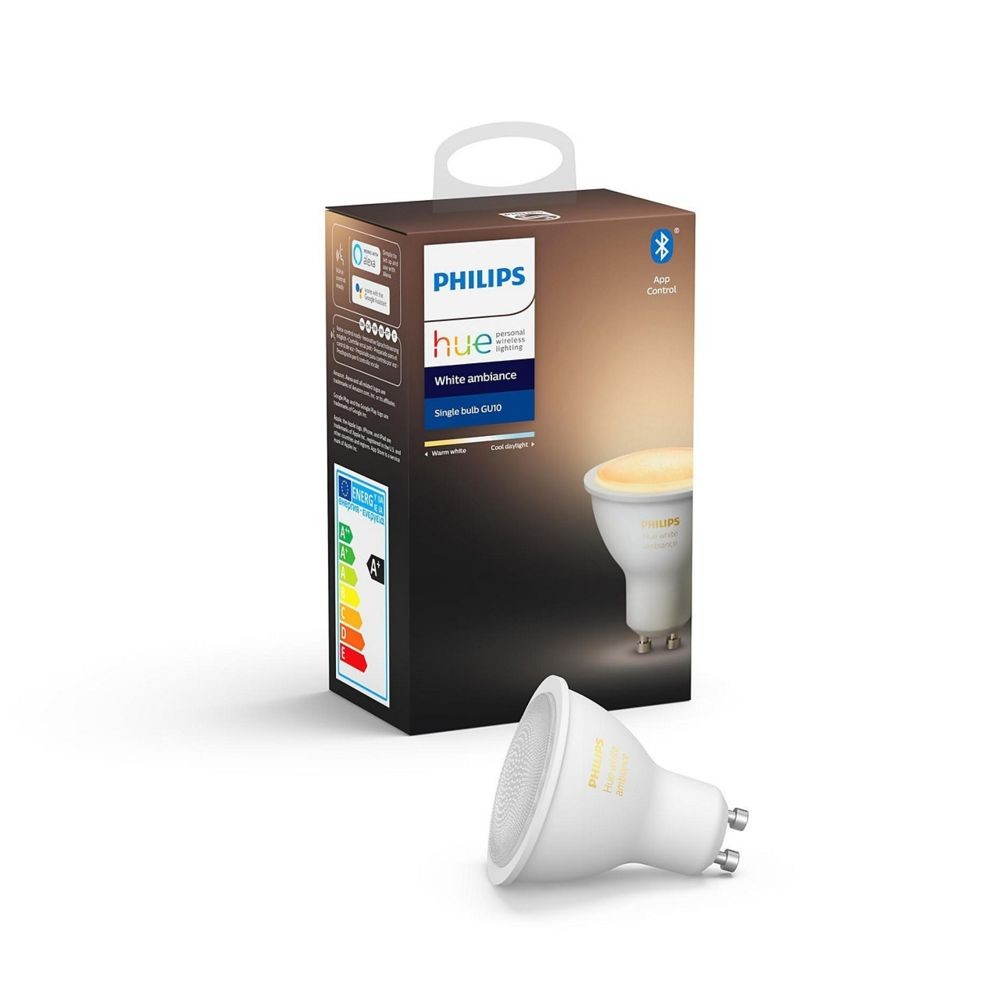 Philips Hue White Ambiance - Ampoule 5.5W GU10 x1