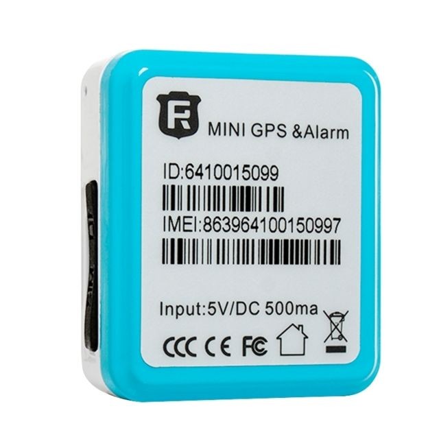 Traqueur GPS connecté Traceur GPS bleu pour les Aînés / Enfants Temps Réel GSM Mini GPS Tracker GPRS Suivi SOS Communicator avec Montre Bracelet