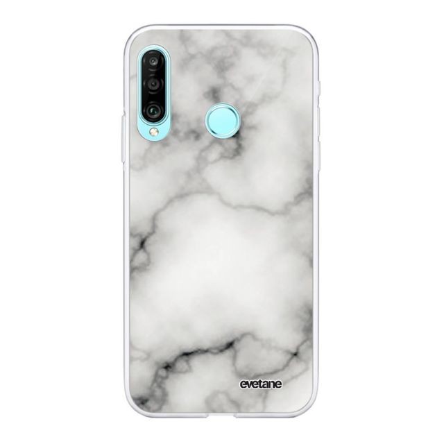Evetane - Coque Huawei P30 Lite 360 intégrale transparente Marbre blanc Ecriture Tendance Design Evetane. - Accessoire Smartphone Huawei p30 lite