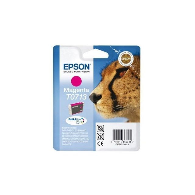 Epson - Cartouche d'encre Couleur - C13T07134021 - Magenta Epson  - Cartouche, Toner et Papier Epson