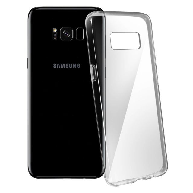 Avizar - Coque Galaxy S8 Protection transparente silicone gel souple antirayures Avizar  - Accessoire Smartphone