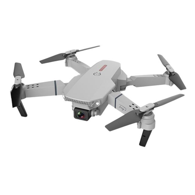marque generique - E88 Pro Drone Avec Caméra HD Adultes WIFI FPV Vidéo En Direct Gris 4K Double Caméra - Voitures
