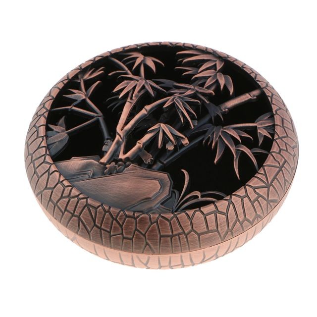 marque generique alliage de cuivre antique encensoir aromathérapie encens bambou ancien rouge