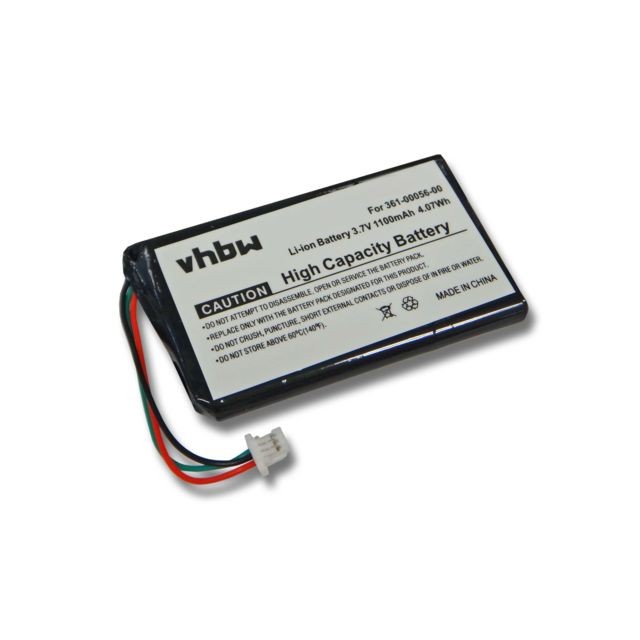 Vhbw - Batterie Li-Ion 1100mAh (3.7V) vhbw pour système de navigation GPS Garmin Nuvi 65, Nuvi 65LM, Nuvi 65LM 6'' comme 361-00056-01. Vhbw  - Accessoires sport connecté