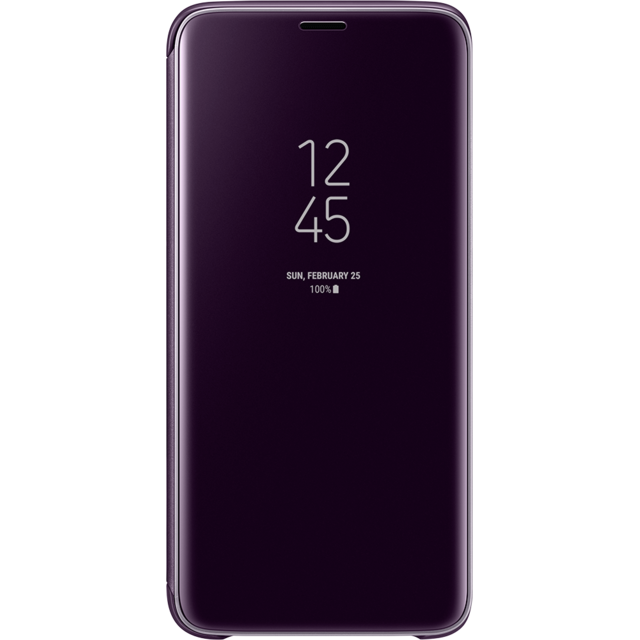 Coque, étui smartphone Samsung Clear View Standing Cover Galaxy S9 - Violet