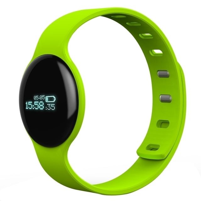 Wewoo - Bracelet connecté vert 0.68 pouces OLED Bluetooth 4.0 Smart Display Bracelet, podomètre de / rappel d'appel / suivi du sommeil / fonction de montre / Anti-perte fonction, compatible avec iOS et Android système Wewoo  - Montre connectée Wewoo