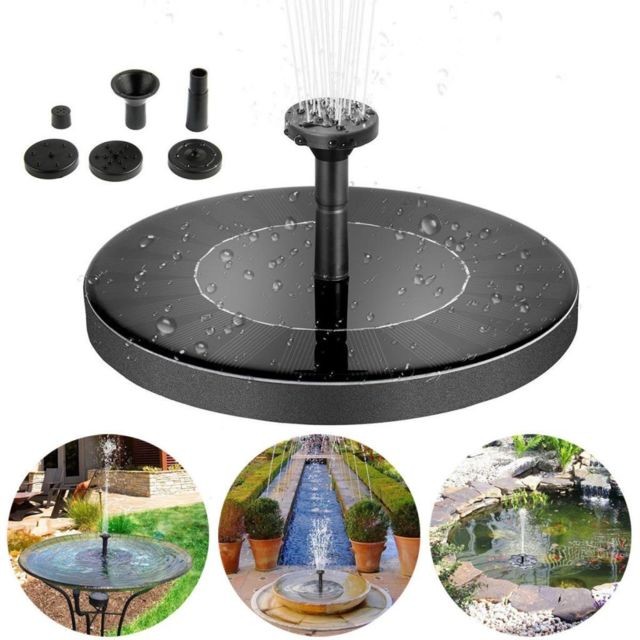 marque generique Pompe à eau submersible de bassin de jardin d'eau de jardin de fontaine ronde
