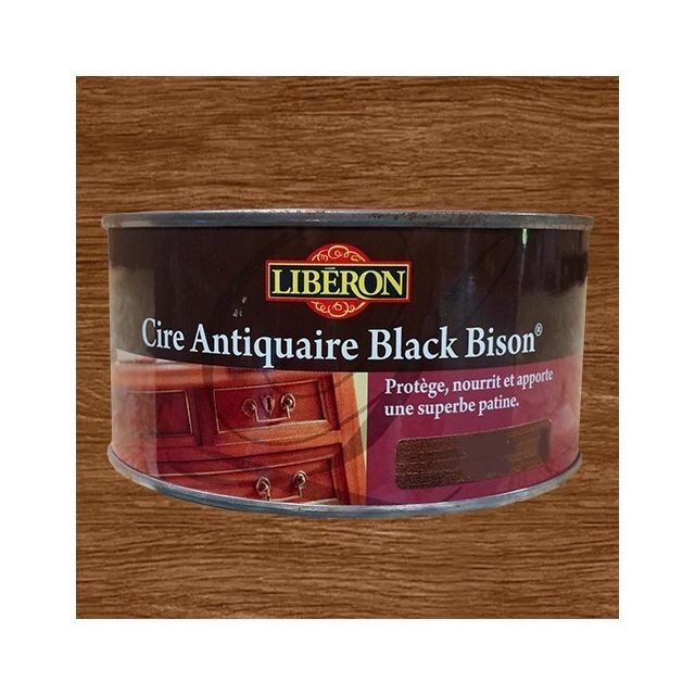 Liberon - LIBÉRON Cire Antiquaire Black Bison 0,5L Chêne foncé (pâte) - Peinture intérieure & extérieure Liberon