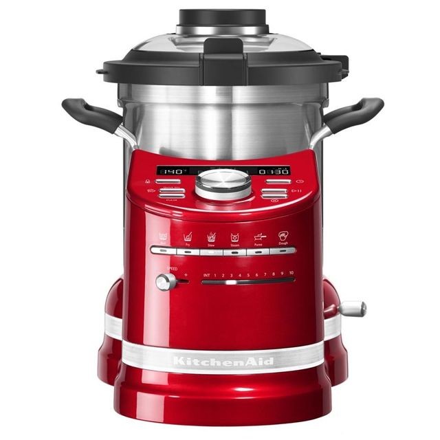Kitchenaid Robot cuiseur multifonction 4.5l 1500w rouge empire - 5kcf0104eer - KITCHENAID