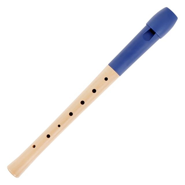 Classic Cantabile - Classic Cantabile Flûte à bec Pivella, bleu,  avec doigté allemande - Flûtes à bec